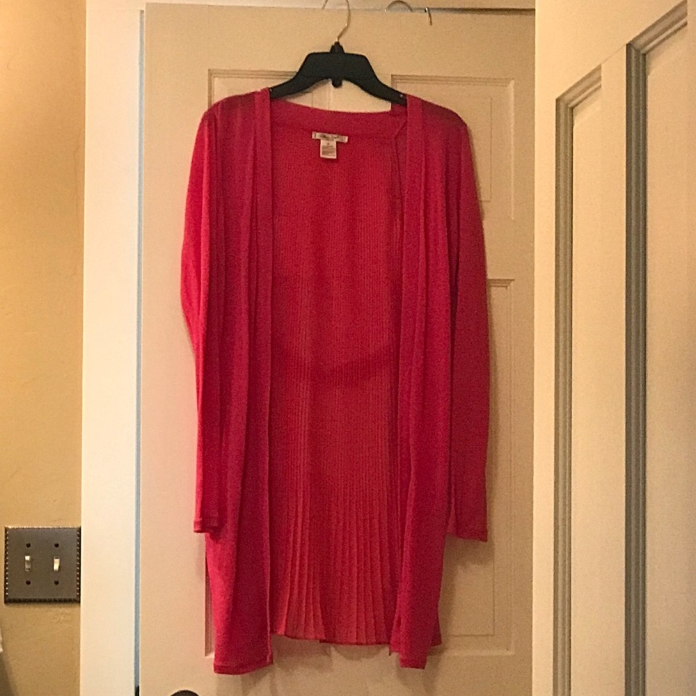Pink cardigan